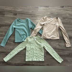 3 Ardene Long Sleeve Tops